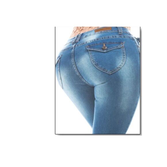 WAIST 31 INCHES SIZE 11 SKINNY JEANS STRETCH DENIM BLUE  11-2 CH277 SZ11 - Picture 3 of 11